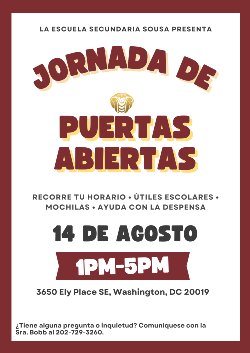 Folleto de Puertas Abiertas